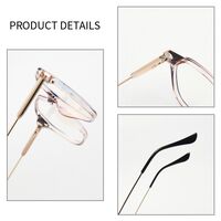 TR90 plastic frame or glasses with blue light protection, with spring hinges FA87184