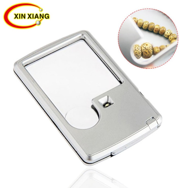 Pocket magnifier X3 / X6 with backlight in case Xinxiang 4B-3