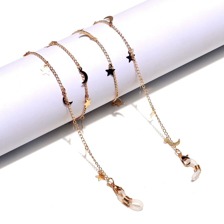 Glasses chain with rings GL1238