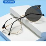 Metal photochromic glasses with Blue ray cut protection KY9180