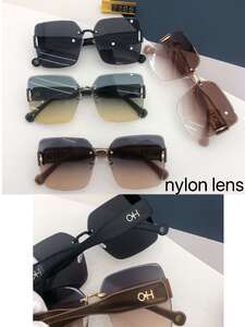 Polarized plastic sunglasses with nylon lenses NL2206