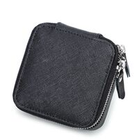 Accessorize genuine leather clutch bag with zipper CFG1009
