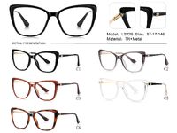 Plastic TR90 frame for glasses with UV protection More LS228