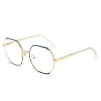 Очки металлические с защитой от синего света 9747-GT