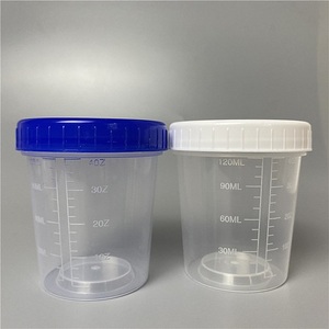 120 ml plastic measuring vial with cap SM-120