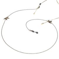 Металлическая нескользящая цепочка, c ласточкой, для очков и масок GL125