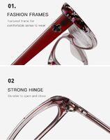 Plastic reading and distance glasses FM394 with Blue ray cut protection, from -6.00 to +6.00, RMC=62-64