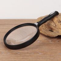 Magnifier, magnifying glass with handle 89080-XX, diameter: 128mm, magnification: 3X