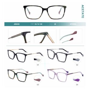 Оправа комбинированная, ацетат + металл, с флексом Big City JB6009