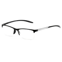Semi-rimless plastic eyeglasses for reading YL-6184