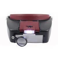 Binocular magnifier with backlight 81007A, magnification 1.5 / 3 / 6.5 / 8