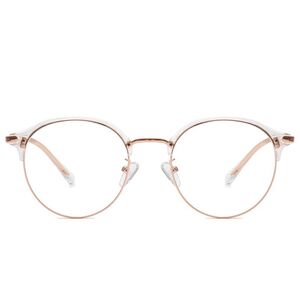 Hybrid frame, metal + TR90, with Blue Block coating SANTA 1532