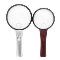 Magnifier with universal backlight, magnifying glass with handle 2B-4-XX, diameter: 75 mm, magnification: 3Х, 13X