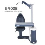 Рабочее место офтальмолога, комбинированный стол с сенсорным управлением + кресло S-900B, столешница 910*440 мм 