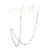 Metal non-slip chain with glass beads for glasses and masks GL907