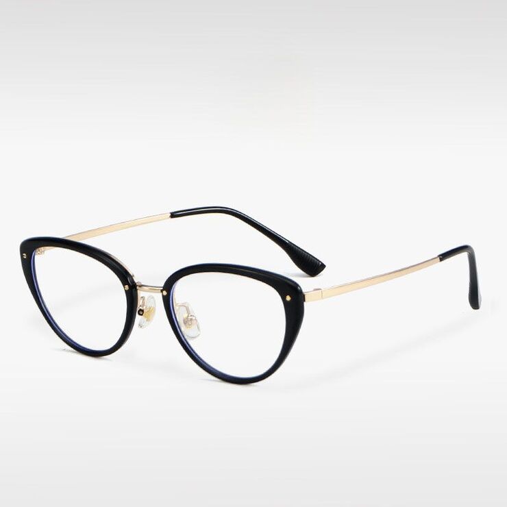 Combined frame (metal + TR90) with Blue Ray Cut protection lenses MAMO S12010