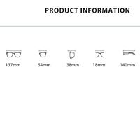 Metal Blue Block glasses with blue light protection FENQI F5927