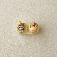 Мини-набор для мягких контактных линз выдвижной W-CT42辫子女孩