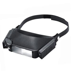 Лупа бинокулярная с подсветкой 81007, увеличение 1.5/3/6.5/8