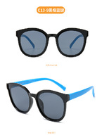 Polarized silicone sunglasses with UV400 protection for kids T22016