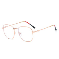 Металлические очки с защитой от синего света Blue Block F007