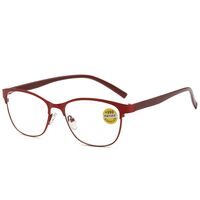 Metal eyeglasses for reading 89862 with Blue ray cut, diopters from +1.00 to +4.00