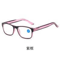 Plastic reading glasses KY858 with Blue ray cut protection and flex hinges, diopters from 0.00 to +4.00, RMC=62-64