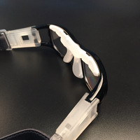 Черные очки с защитой от ветра и песка с двойными линзами 030A