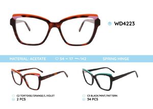 Plastic acetate eyeglasses frame for women WD4223
