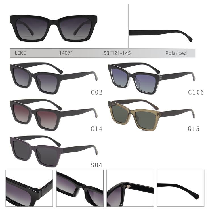 Polarized plastic sunglasses for women Leke LK14071