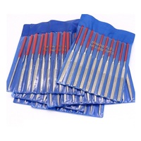 Electroplated diamond files, set of 10 pieces
