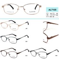 Metal eyeglass frame, material steel Allmilmo AL7105