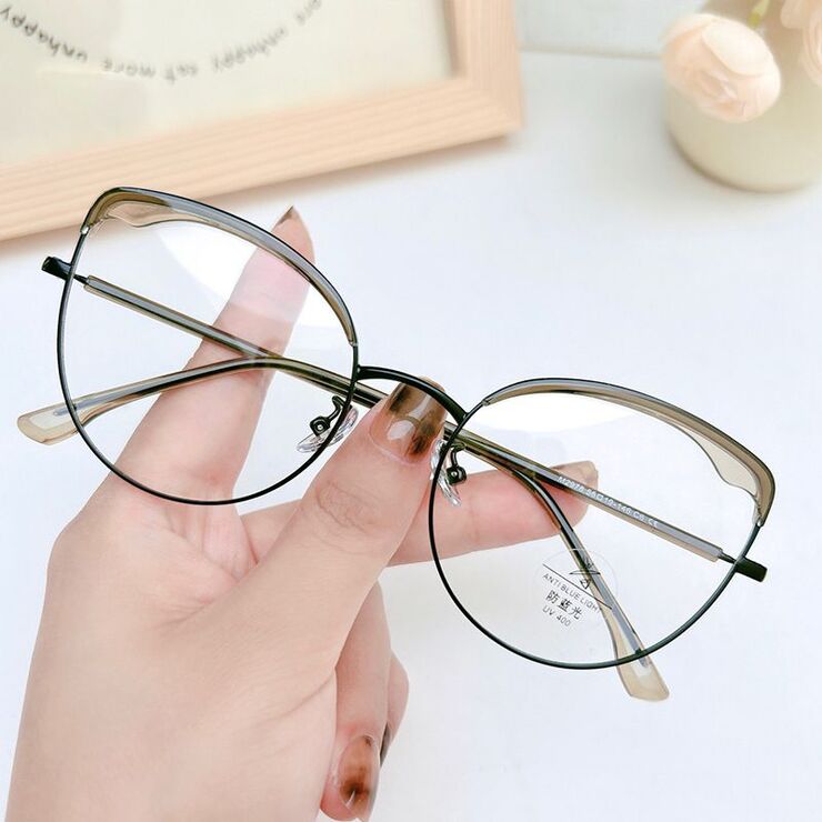 Оправа комбинированная с линзами Blue Ray Cut MAMO M2978