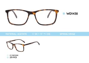 Plastic acetate eyeglasses frame for women WD1438