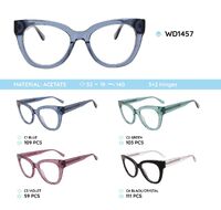 Plastic acetate eyeglasses frame for women WD1457