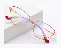 Metal blue blocker frames for glasses 3011