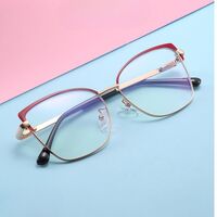 Metal glasses with blue light and UV protection 9707-3-GT