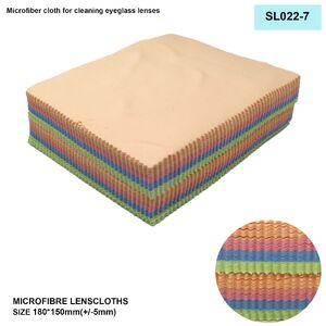 Салфетка из микрофибры для протирки линз в очках SL022-7 15 * 18 см +/-0.5