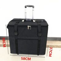 Mobile box (suitcase, trunk, organizer, display case) on wheels for frames and glasses for 144 slots JS-C110