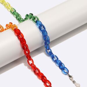Acrylic non-slip chain, transparent color, for glasses and masks GL1712