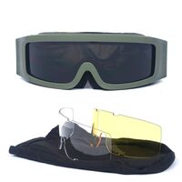 Safety shockproof tactical goggles +2 caps 战术-阅兵套装