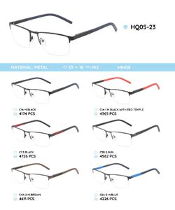 Металлическая оправа с дужками из материала TR-90 HQ05-23