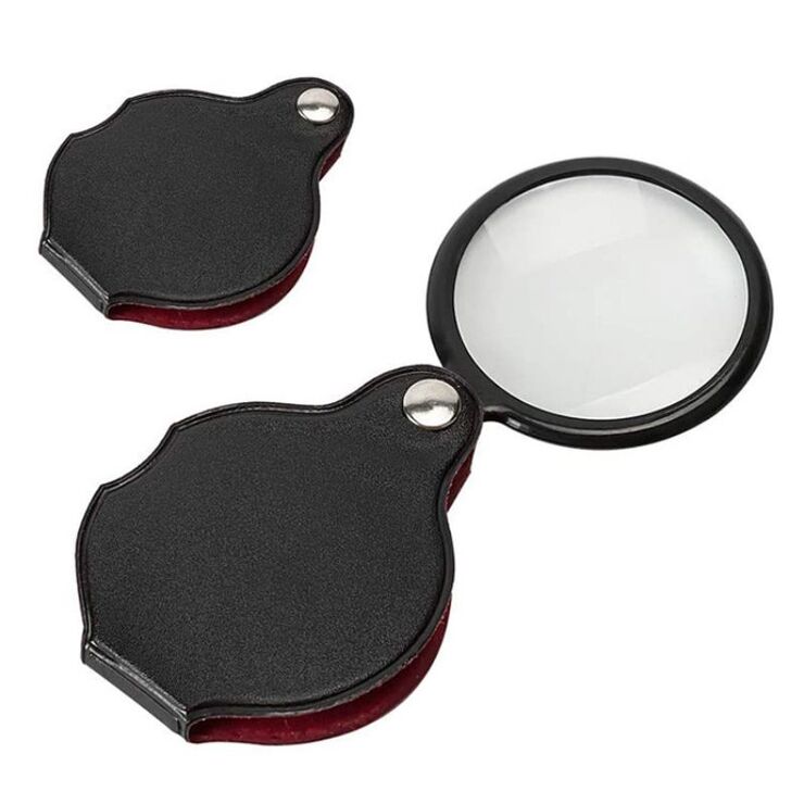 Folding magnifier 1050-50-XX, diameter: 50 mm, magnification: 10X