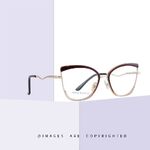 Оправа для очков комбинированная (металл + TR90) с защитой от синего света, с флексом FA87103