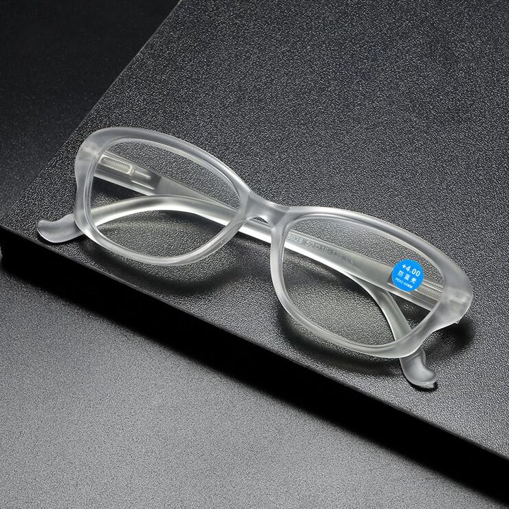 Plastic glasses for reading, with Blue ray cut protection, diopters from +0.00 to +4.00, RMC=62-64, KY8028