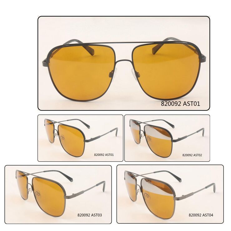 Metal polarized sunglasses PaulRolf 820092