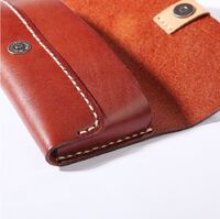 Genuine leather glasses case BR5049