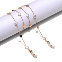 Metal gold color eyeglasses non-slip chain, 7 types GL11361