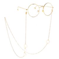 Metal non-slip chain, with round shell, for glasses and masks GL166