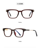 Plastic frames for glasses TR90+CA material (flex hinges) FOCUS FCS2068